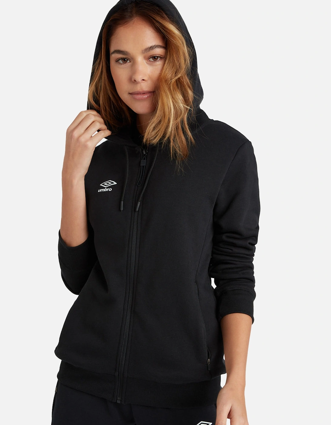 Womens/Ladies Club Leisure Full Zip Hoodie