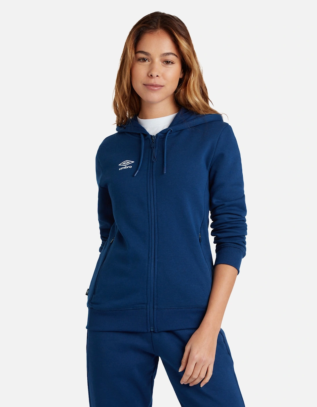 Womens/Ladies Club Leisure Full Zip Hoodie