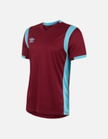 New Claret/Sky Blue