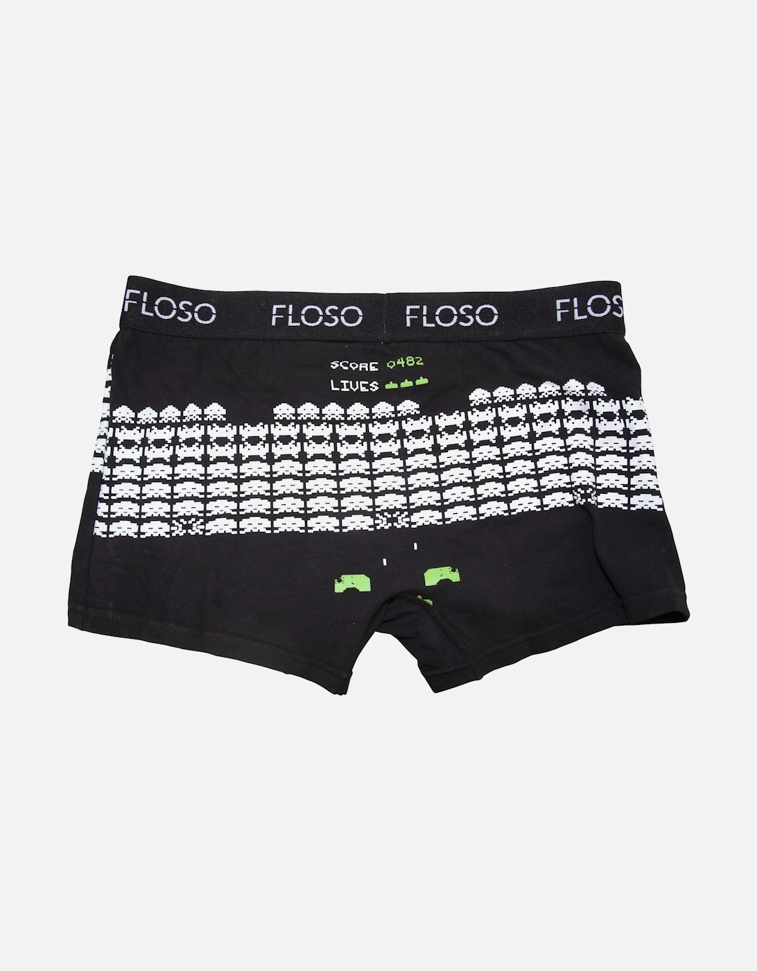 FLOSO Mens Retro Games Boxer Shorts (5 Pairs)