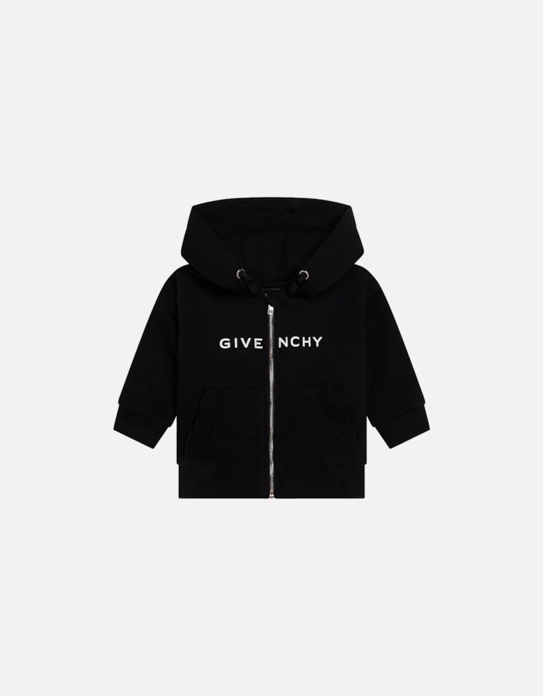 Baby Girls Logo Hoodie Black