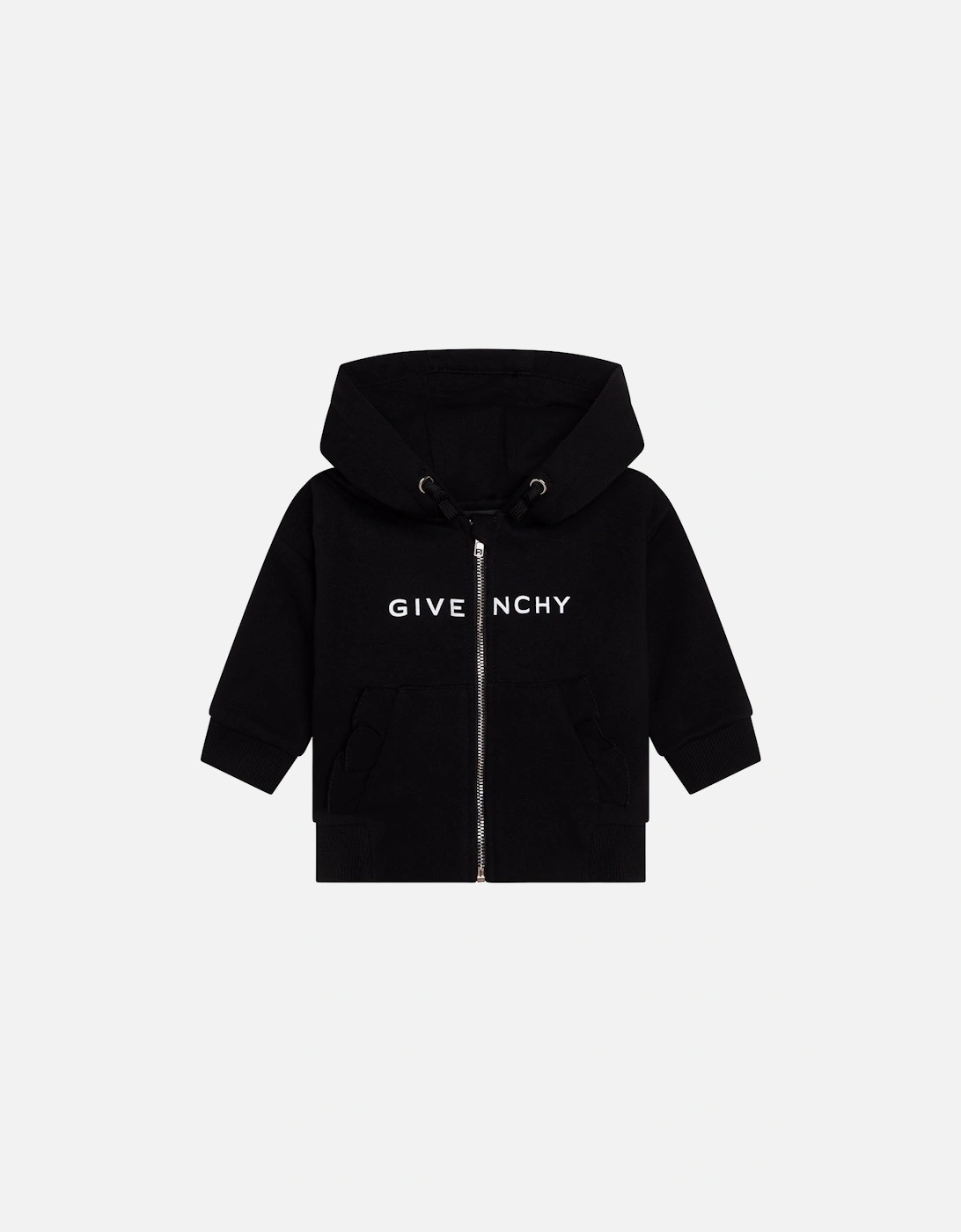 Baby Girls Logo Hoodie Black, 2 of 1
