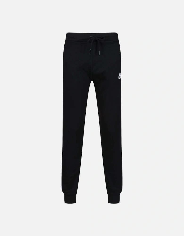 Alanz Logo Taped Mens Track Pants - Black