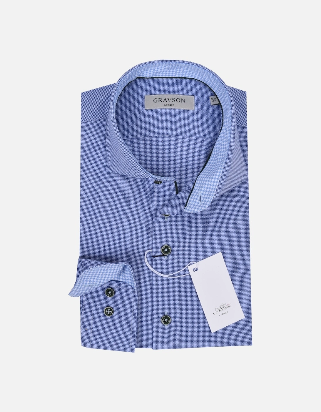 Gravson Blue Patterned Shirt, 5 of 4