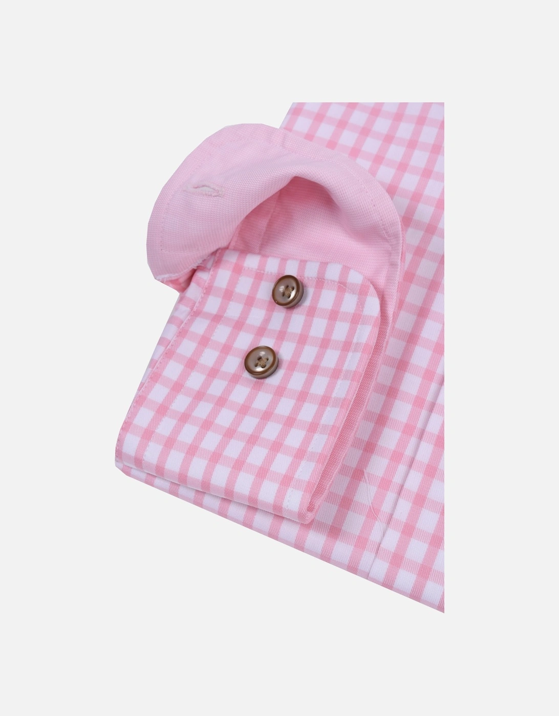 Pink Gingham Check Shirt