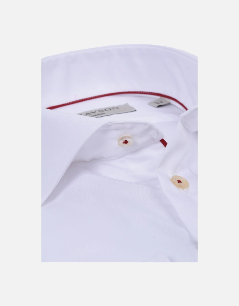 White With Red Trim Shirt