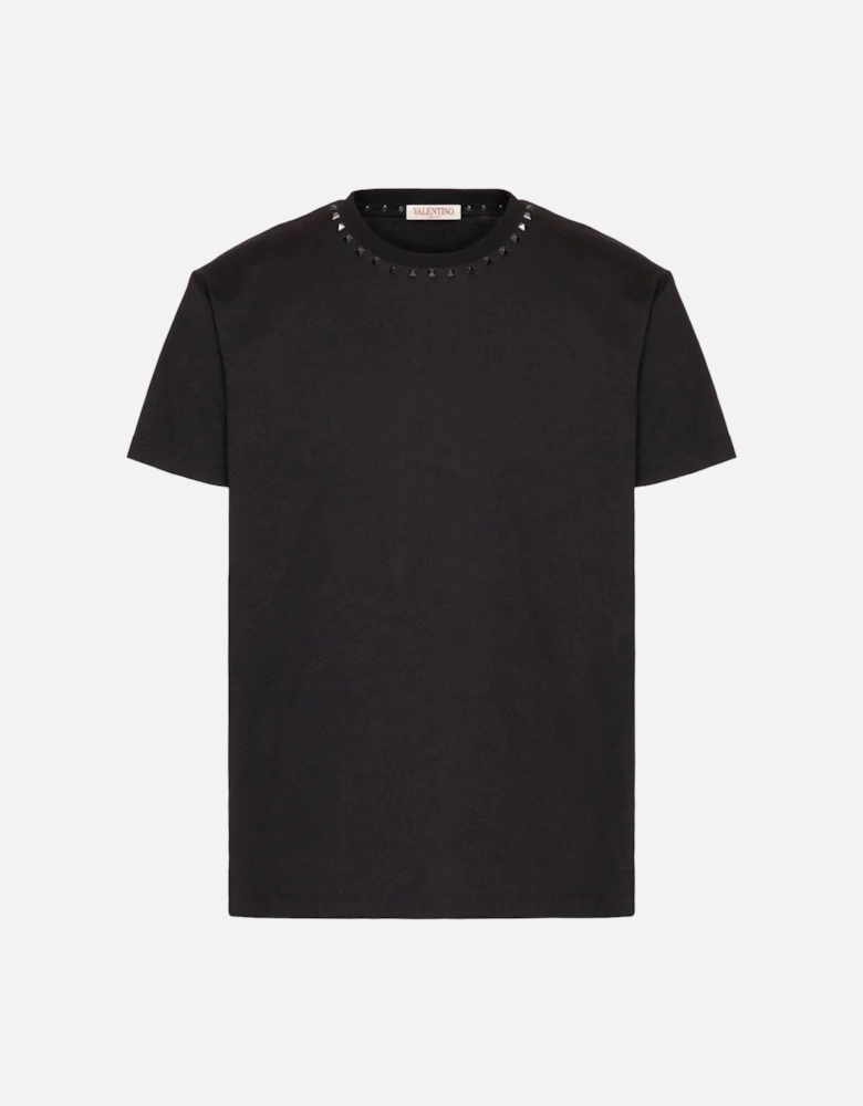 Black Untitled Stud T Shirt
