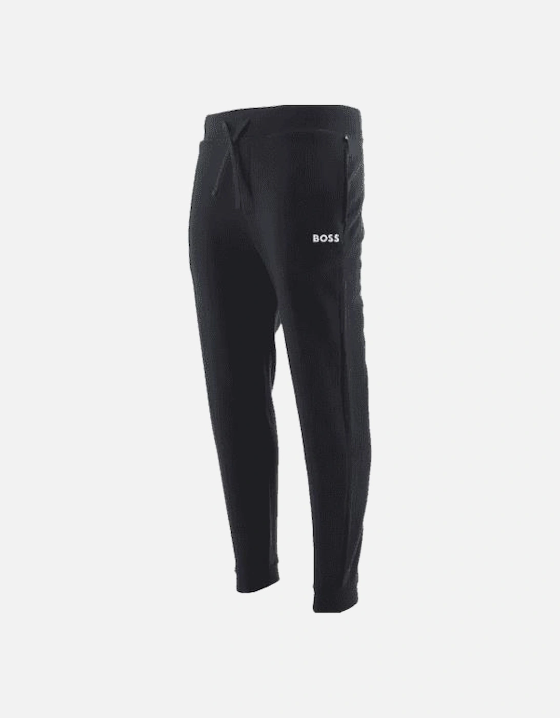 Contemp Basic Embroidered Logo Black Track Pant, 3 of 2