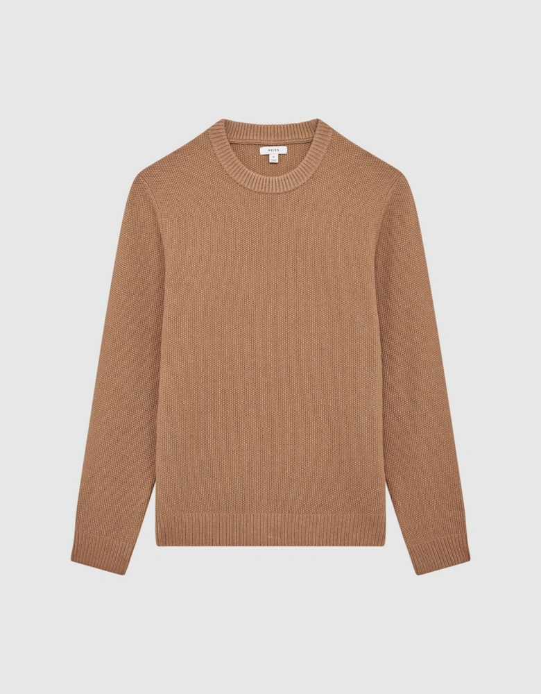 Ribbed Crew Neck Jumper