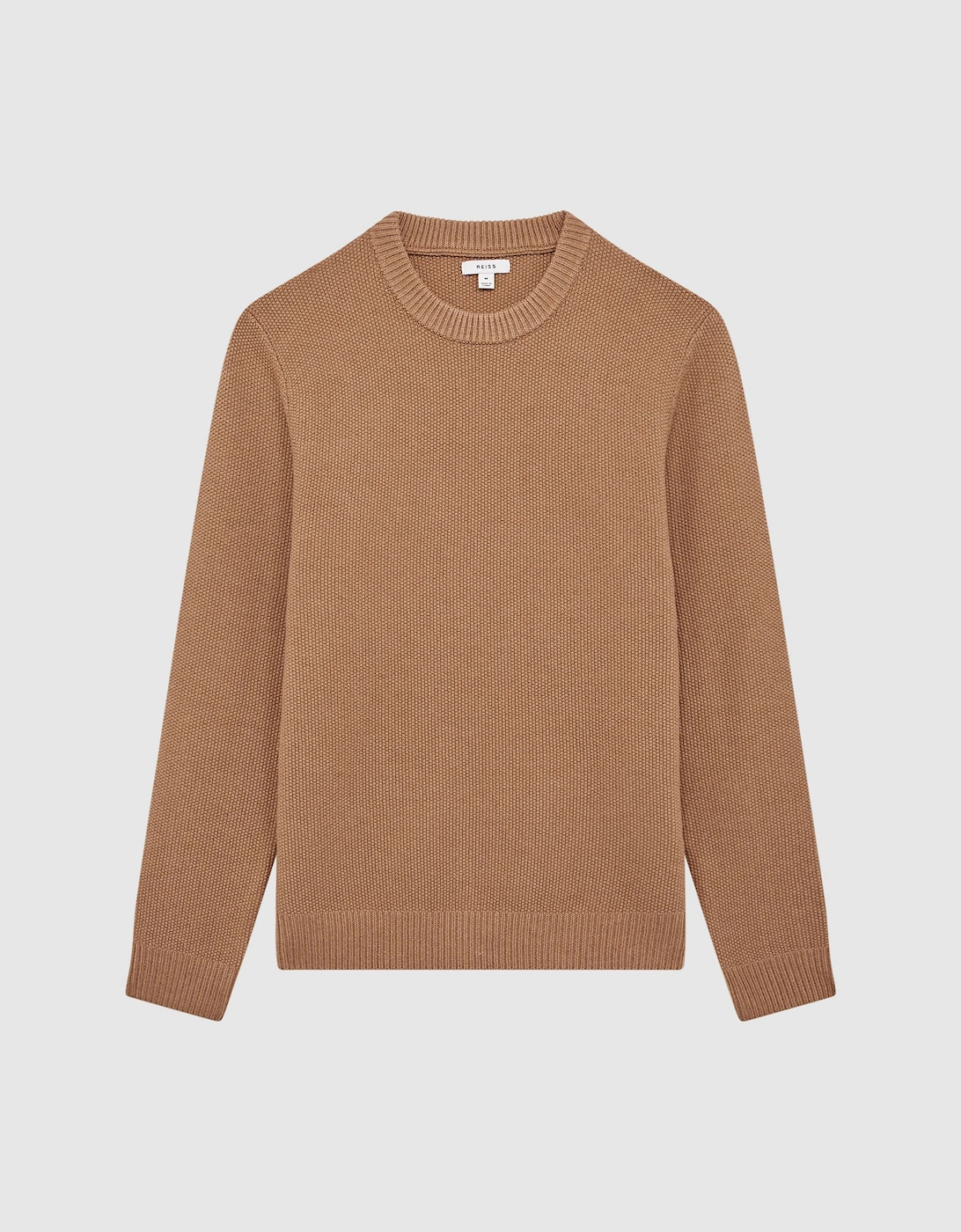 Ribbed Crew Neck Jumper, 2 of 1