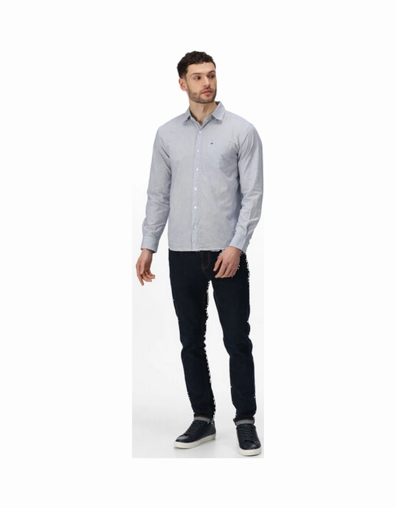 Mens Brycen Stripe Long-Sleeved Shirt