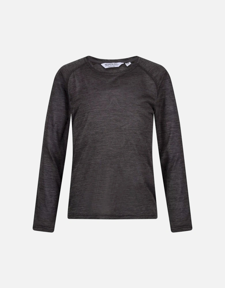 Childrens/Kids Burlow Marl Long-Sleeved T-Shirt