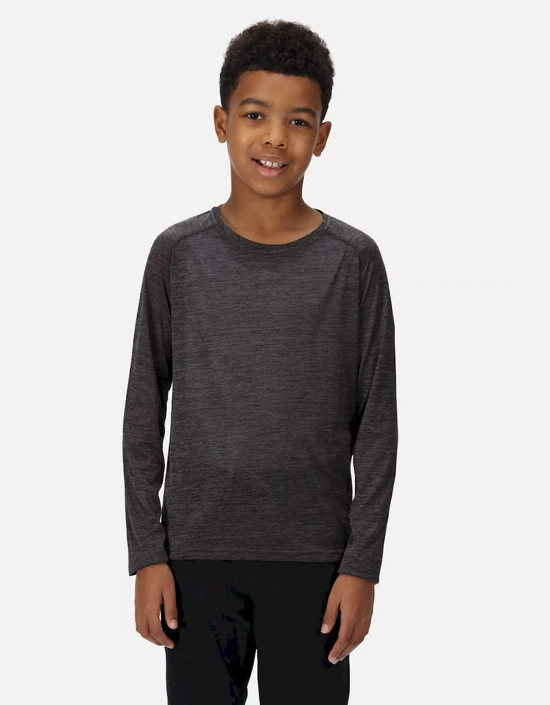 Childrens/Kids Burlow Marl Long-Sleeved T-Shirt