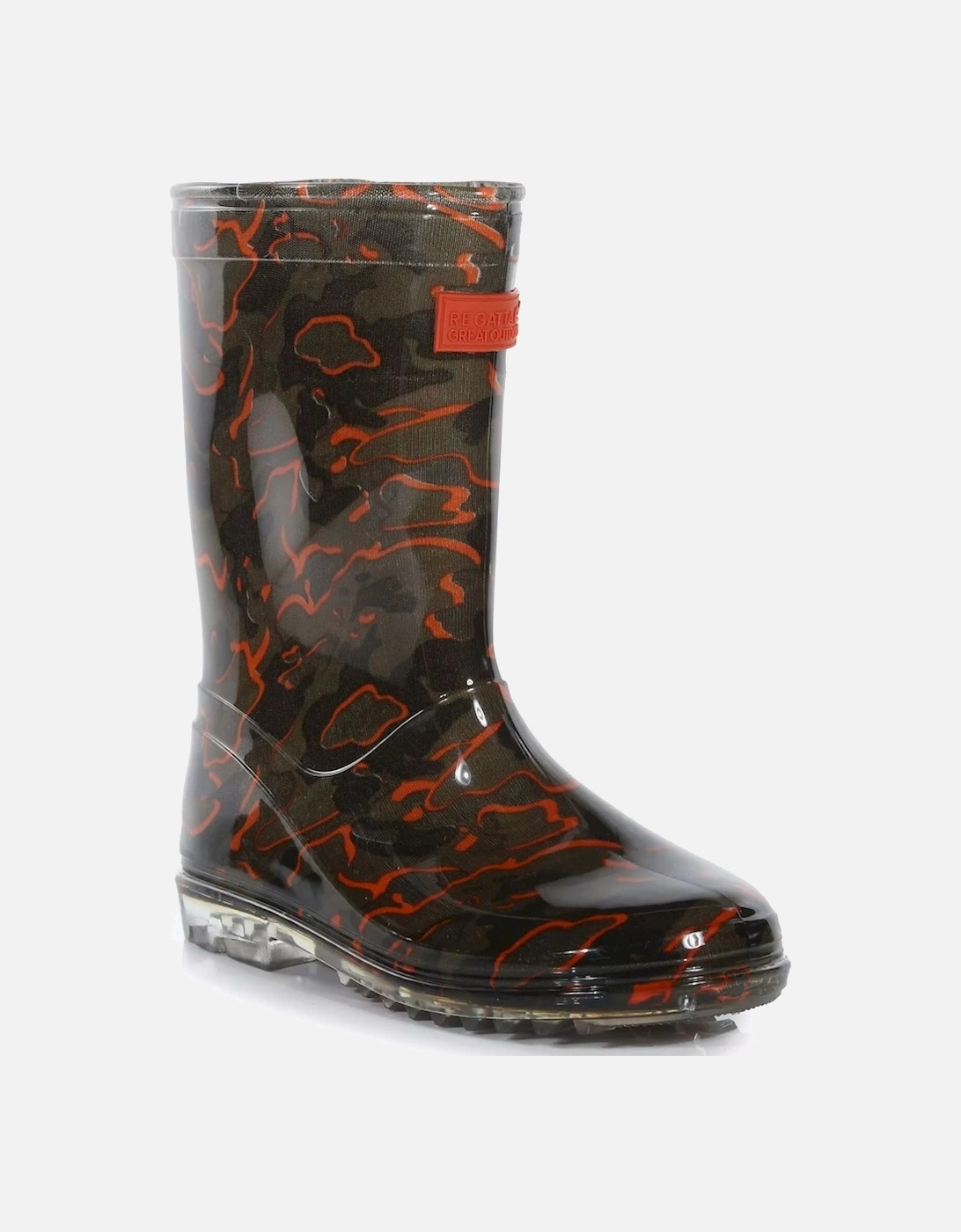 Childrens/Kids Wenlock Camo Wellington Boots, 6 of 5