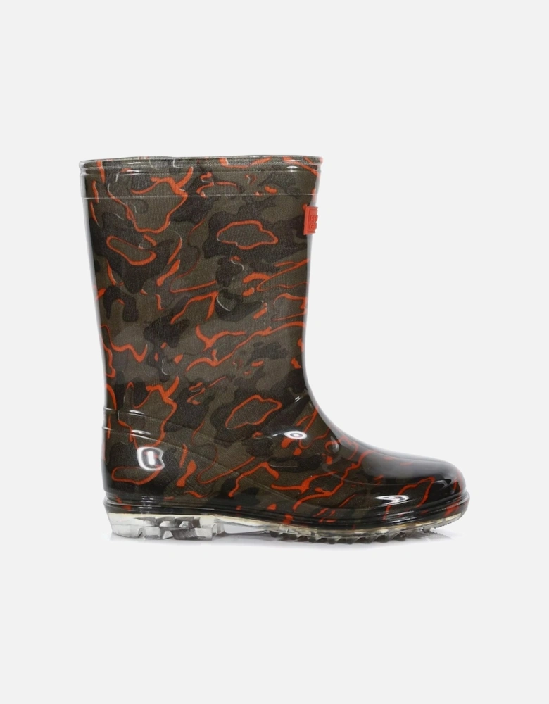 Childrens/Kids Wenlock Camo Wellington Boots