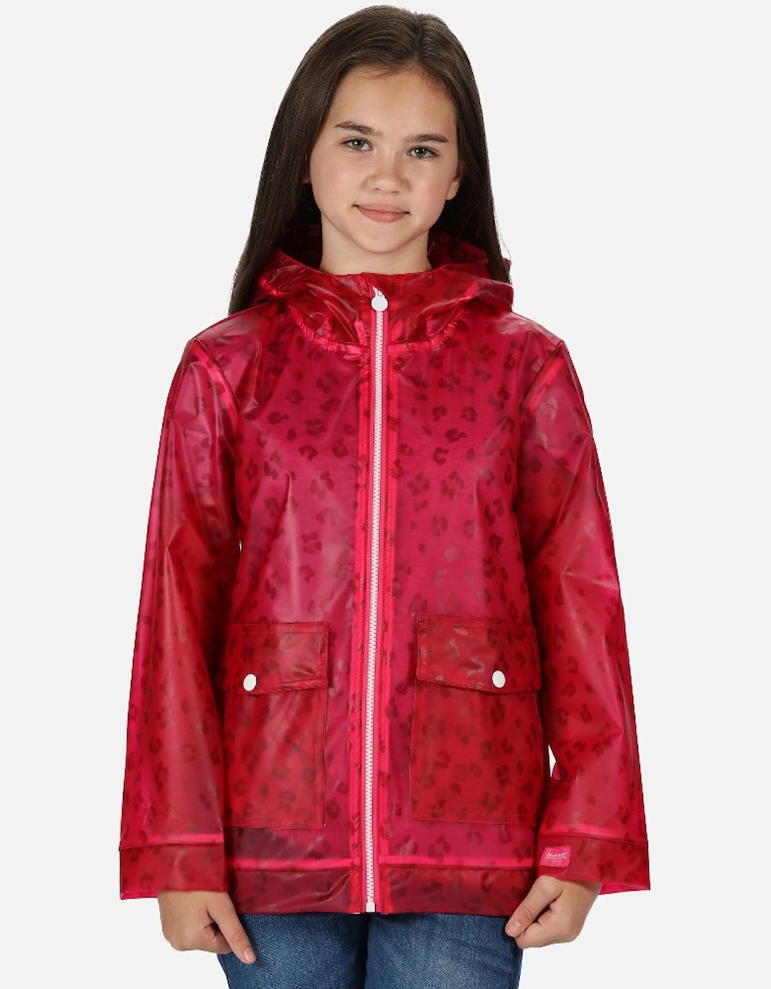 Girls Hallow Hooded Durable Waterproof Coat Jacket, 5 of 4