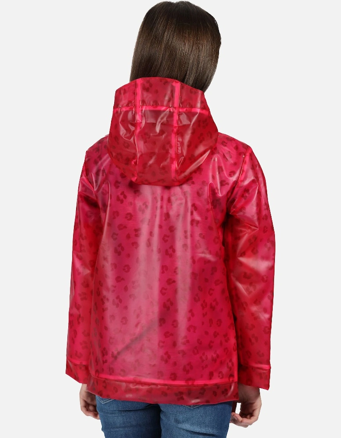 Girls Hallow Hooded Durable Waterproof Coat Jacket