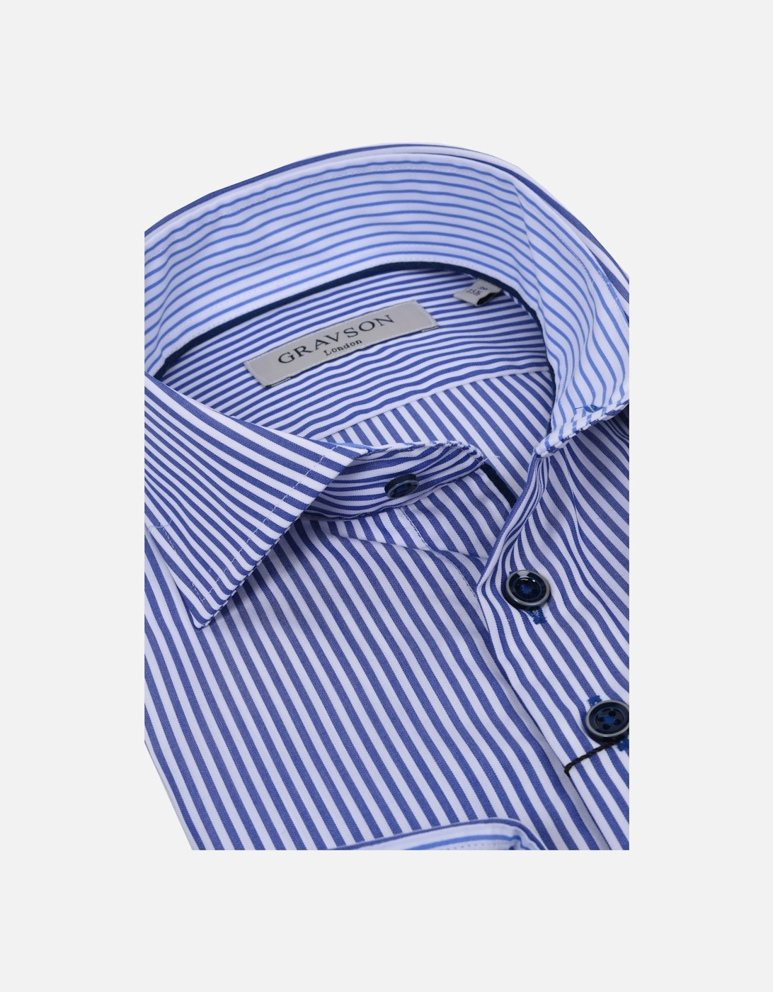 Blue & White Stripe Shirt
