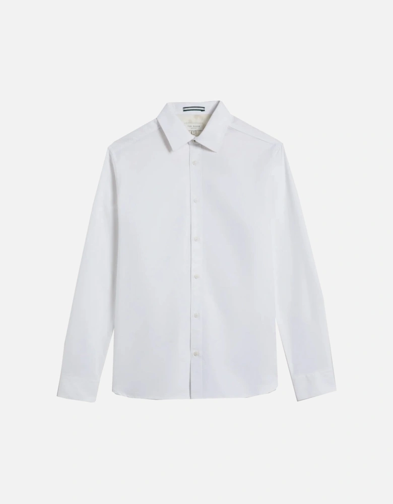 Men's White Solurr Long Sleeved Shirt