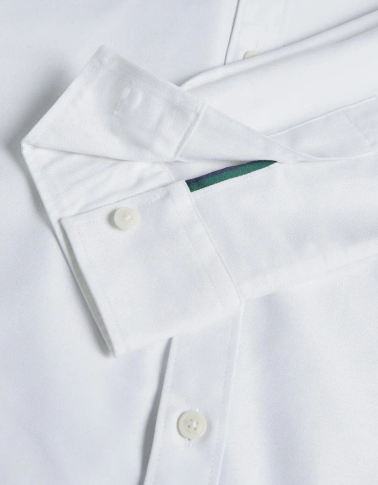 Men's White Solurr Long Sleeved Shirt