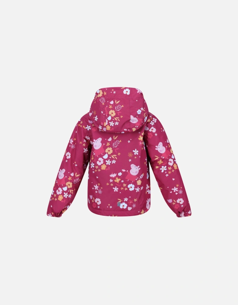 Childrens/Kids Muddy Puddle Peppa Pig Autumnal Padded Waterproof Jacket