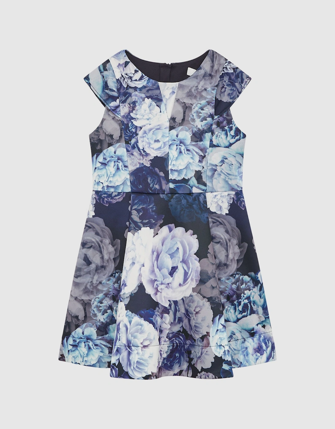 Floral Printed Scuba Dress, 3 of 2