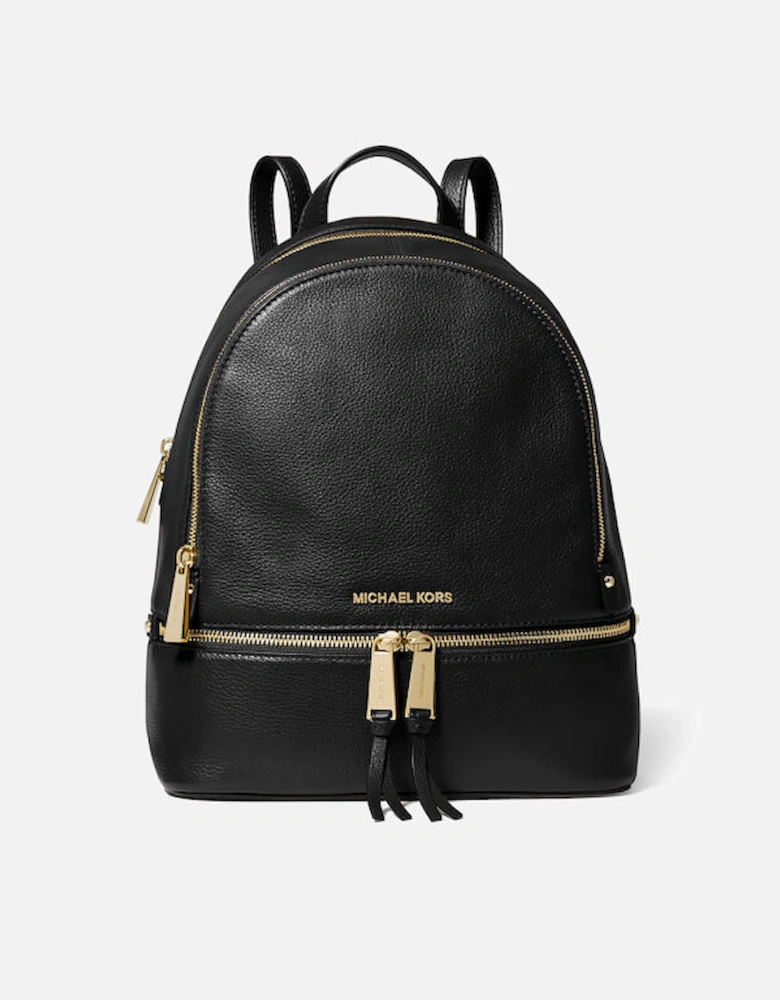 MICHAEL Women's Rhea Zip Medium Backpack - Black