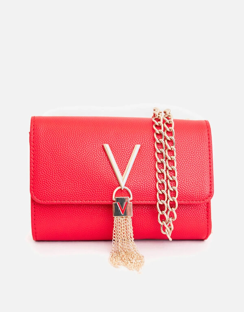 Women's Divina Small Shoulder Bag - Red