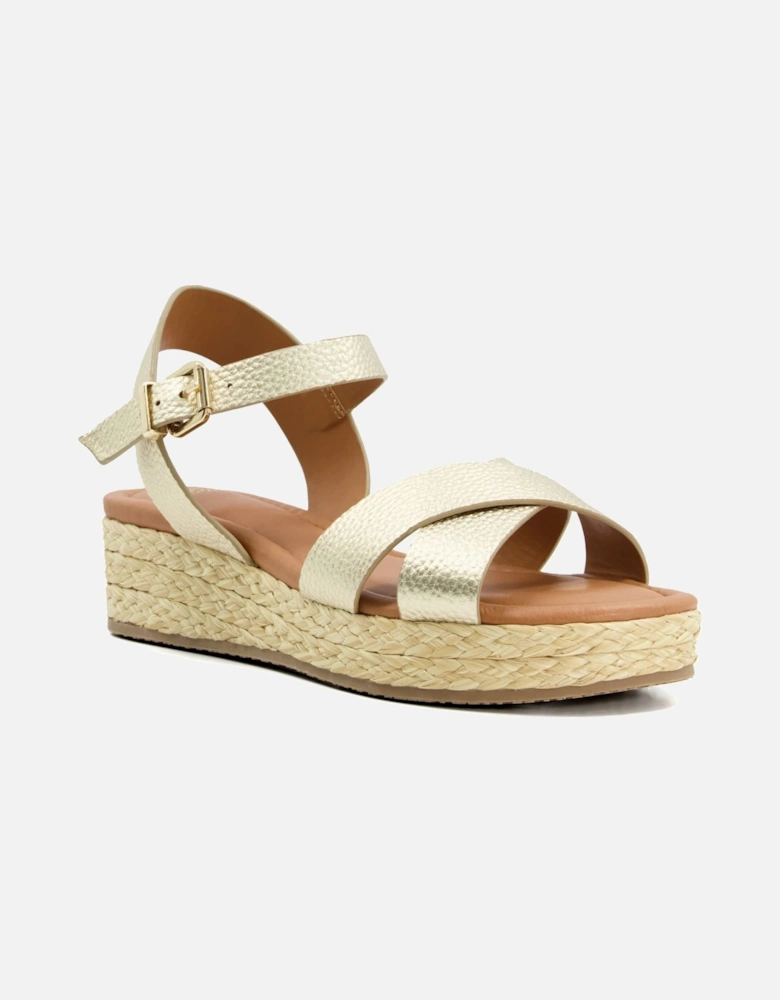 Ladies Linnie - Woven Flatform Sandals