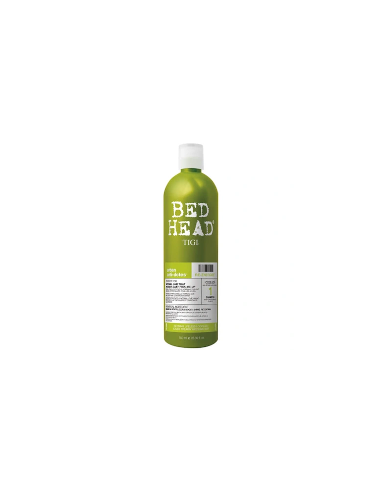 Bed Head Urban Antidotes Re-energize Daily Shampoo for Normal Hair 750ml - TIGI