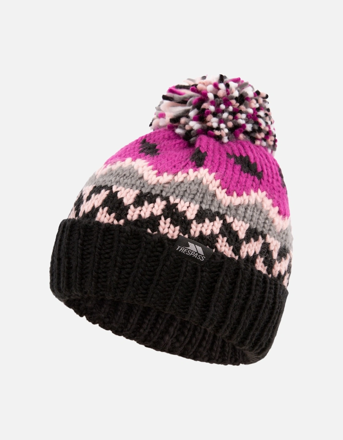 Childrens/Kids Twiglet Chunky Knit Fleece Lined Hat, 6 of 5