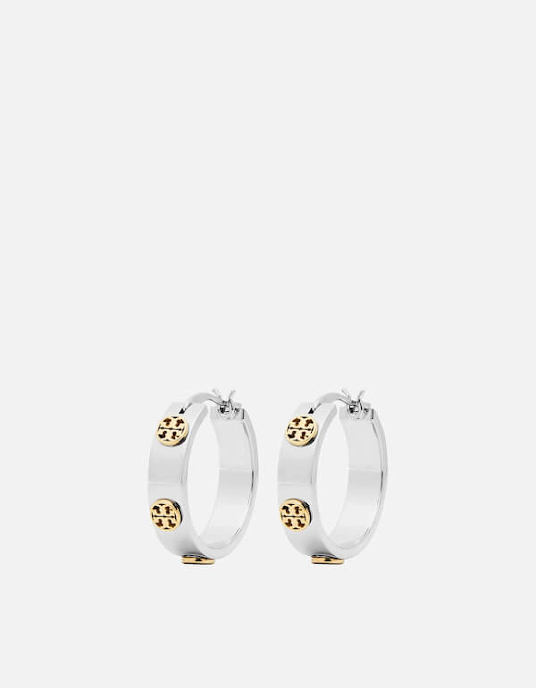 Miller Gold-Tone Studded Hoop Earrings, 2 of 1