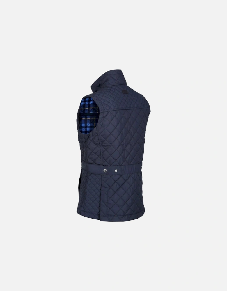 Womens/Ladies Charleigh Checked Quilted Body Warmer