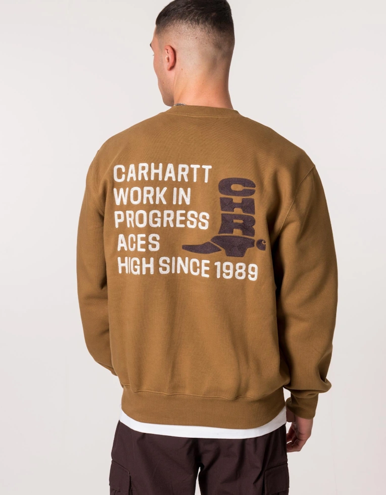 Relaxed Fit Boot Sweatshirt