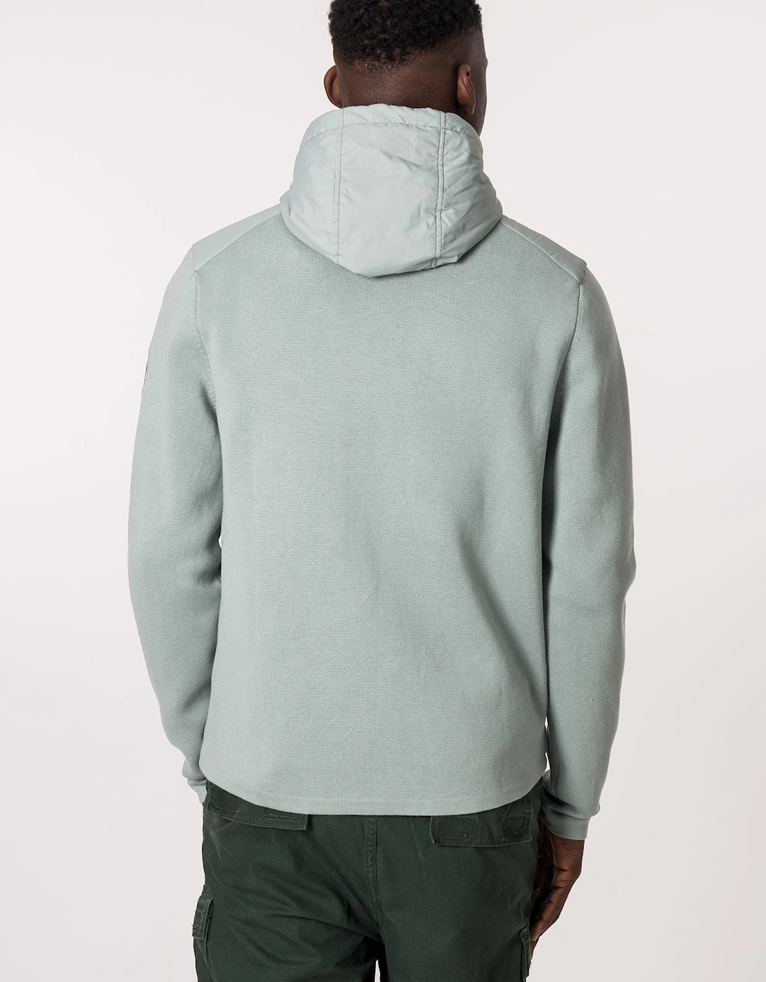 Vert Zip Through Hooded Hybrid jacket