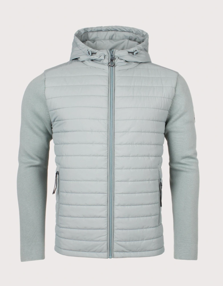 Vert Zip Through Hooded Hybrid jacket