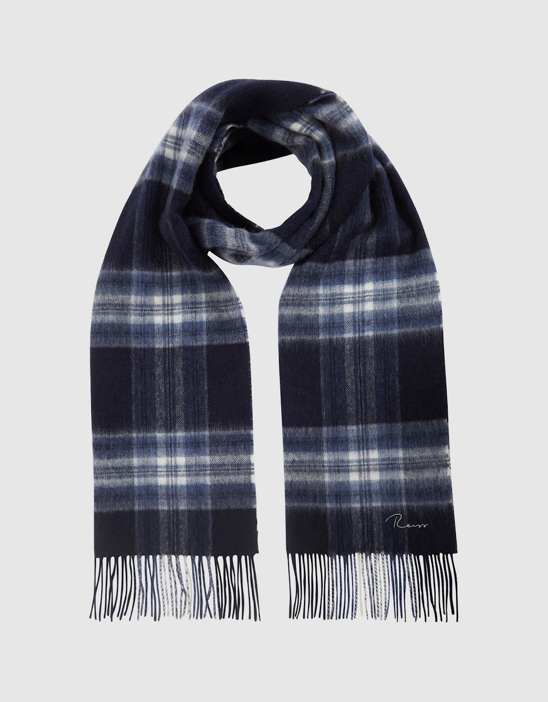Cashmere Checked Scarf, 2 of 1