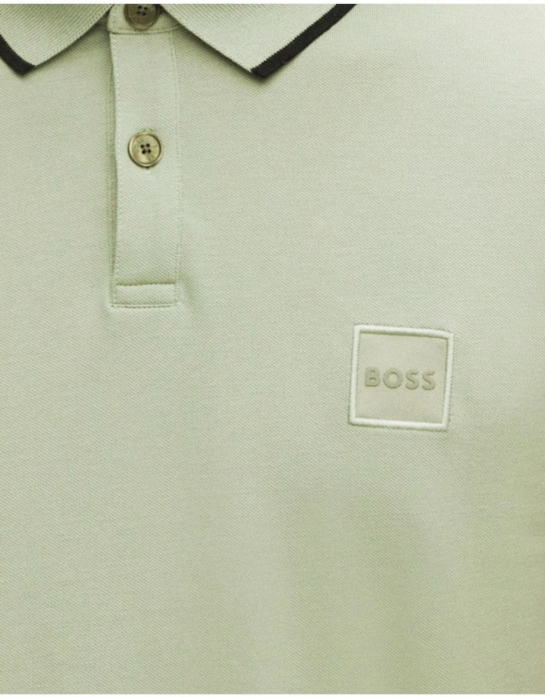 Men's Beige Passertip Polo Shirt