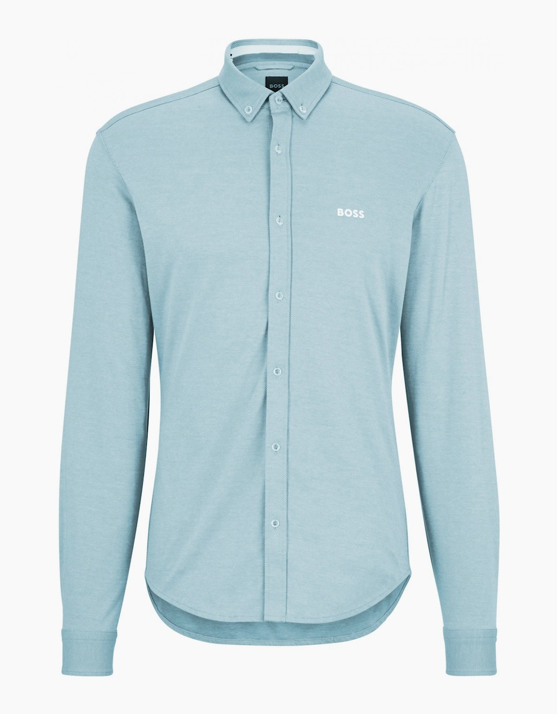 Men's Hugo Boss Sky Blue Biado R Long Sleeved Shirt - Size: 38/Regular