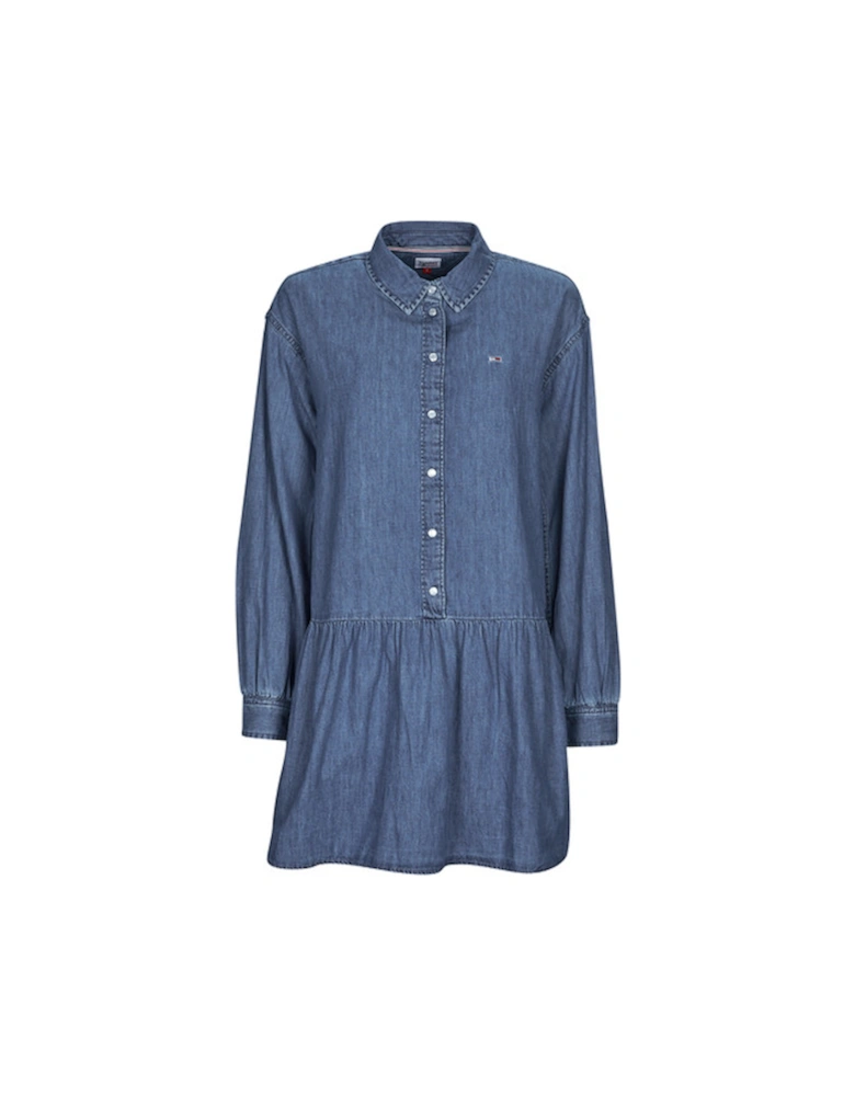 TJW CHAMBRAY SHIRT DRESS