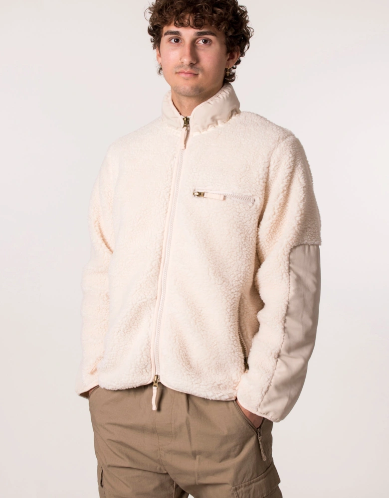 Relaxed Fit High Pile Fleece Jacket
