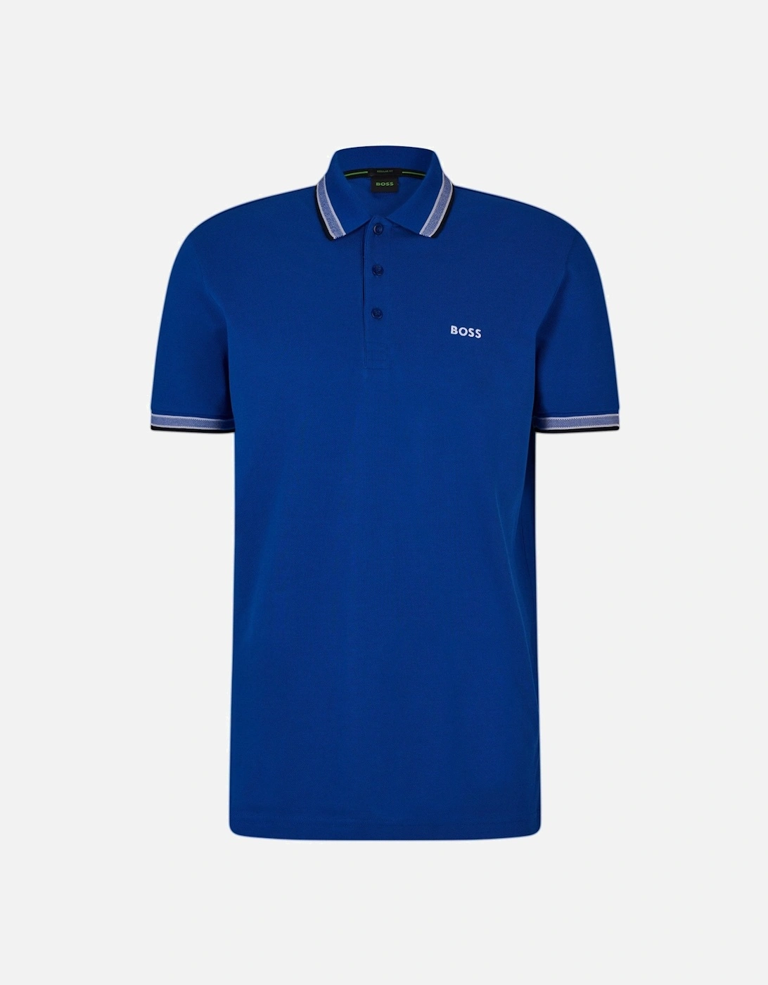 Men's Medium Blue Paddy Polo Shirt, 3 of 2