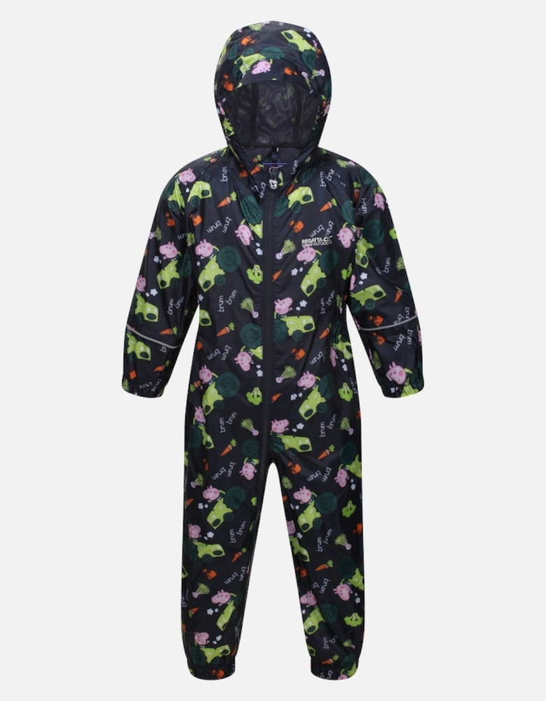 Boys & Girls Peppa Pobble Waterproof Rainsuit