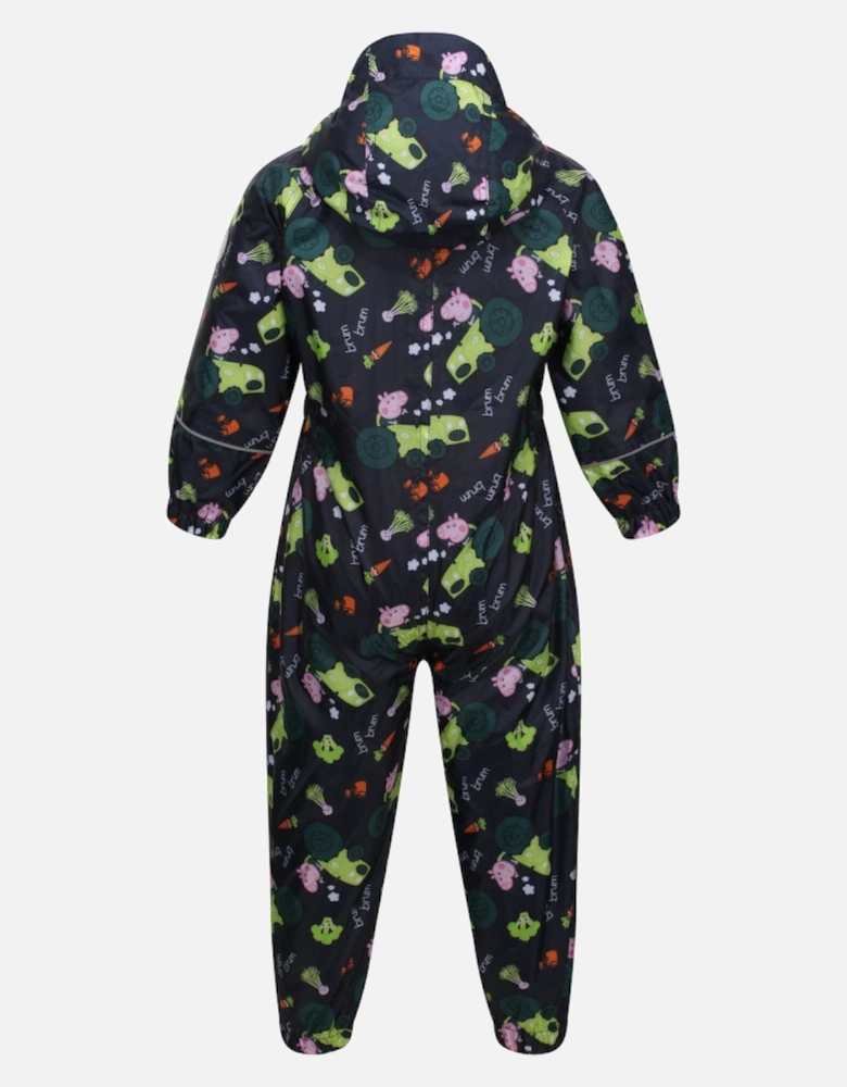 Boys & Girls Peppa Pobble Waterproof Rainsuit