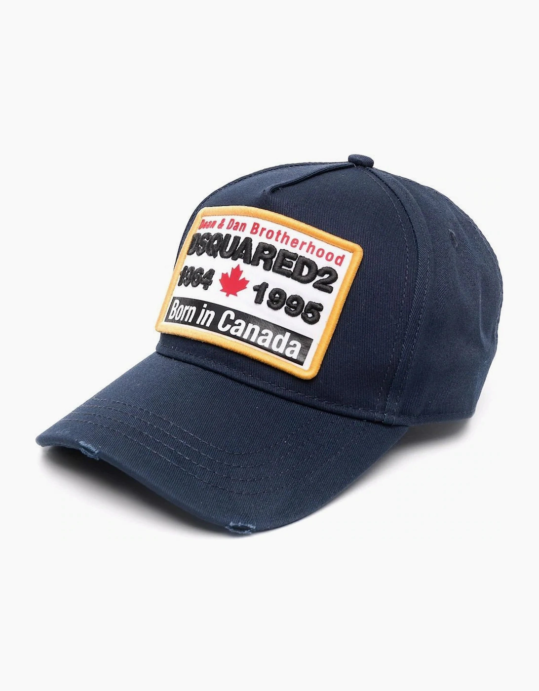 Dsquared2 Men's Blue Born In Canada Badge Navy Baseball Cap - Size: One Size