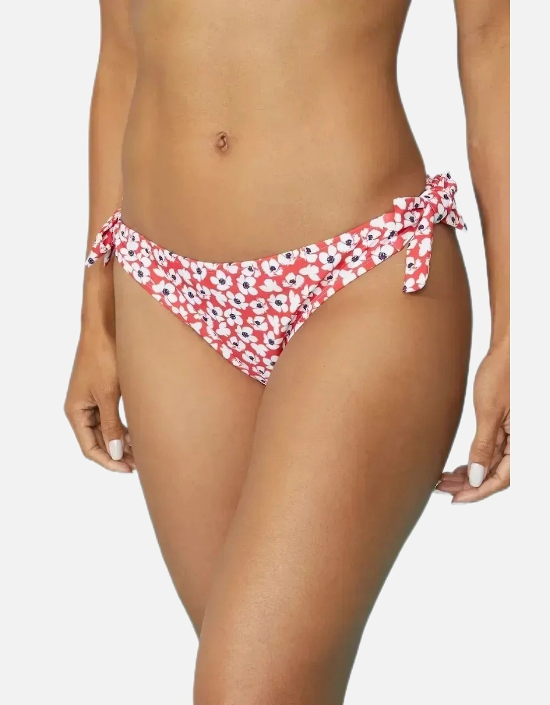 Womens/Ladies Ditsy Print Side Tie Bikini Bottoms, 6 of 5
