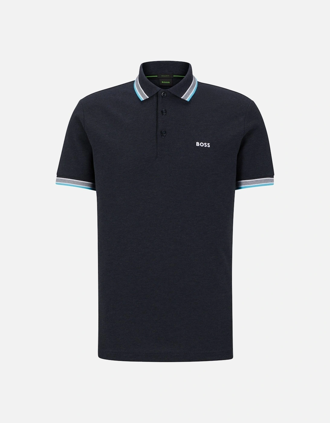 Men's Navy Paddy Polo Shirt, 3 of 2