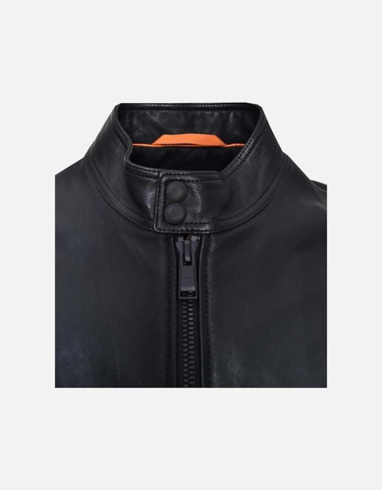 Men's Black Josep2 Leather Jacket.