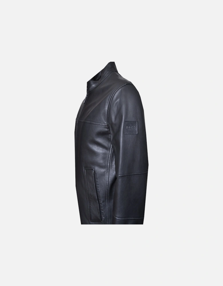 Men's Black Josep2 Leather Jacket.