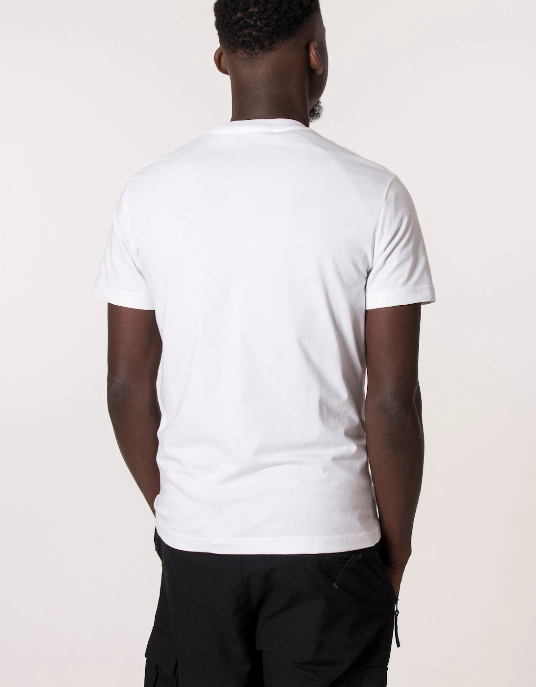 Slim Fit V Emblem Logo T-Shirt